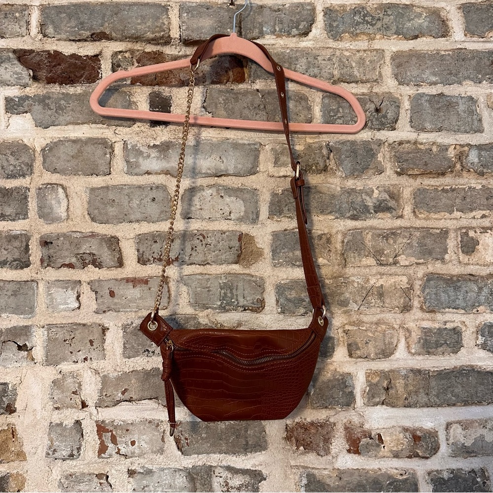Leather crossbody